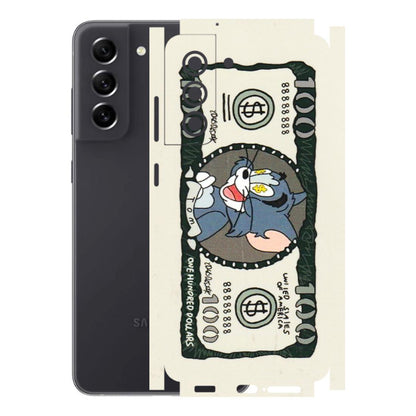 Samsung A/S Series Phone Skins (All Models) - Tom Hundred Dollar - 3D Embossed Finish (L-324) Samsung Galaxy S21 FE 5G