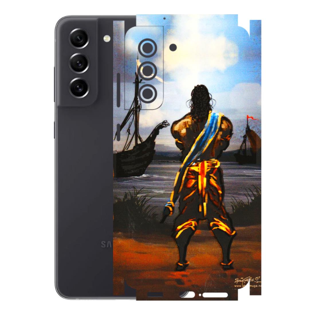 Samsung A/S Series Phone Skins (All Models) - Heavenly God Figure - 3D Embossed Finish (L-34) Samsung Galaxy S21 FE 5G