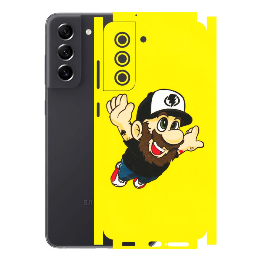 Samsung A/S Series Phone Skins (All Models) - Flying Beardo - 3D Embossed Finish (L-60) Samsung Galaxy S21 FE 5G