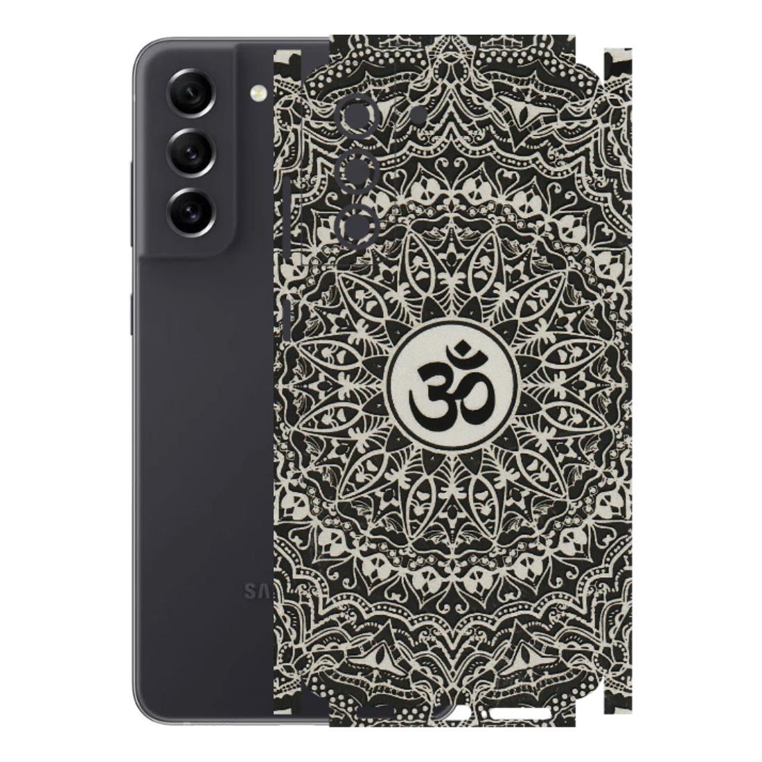 Samsung A/S Series Phone Skins (All Models) - Aum Elegant Mandala - 3D Embossed Finish (L-62) Samsung Galaxy S21 FE 5G