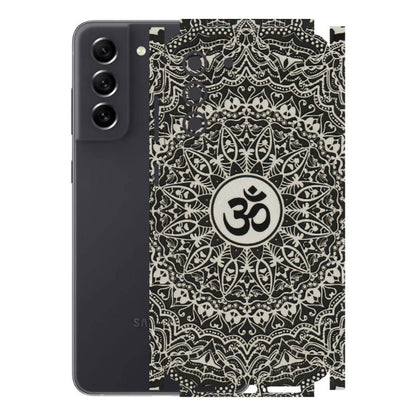 Samsung A/S Series Phone Skins (All Models) - Aum Elegant Mandala - 3D Embossed Finish (L-62) Samsung Galaxy S21 FE 5G