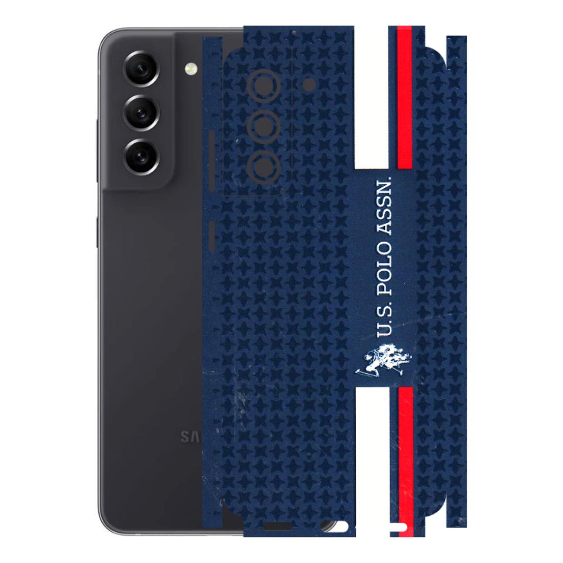 Samsung A/S Series Phone Skins (All Models) - US POLO Designer Brand - 3D Embossed Finish (L-65) Samsung Galaxy S21 FE 5G