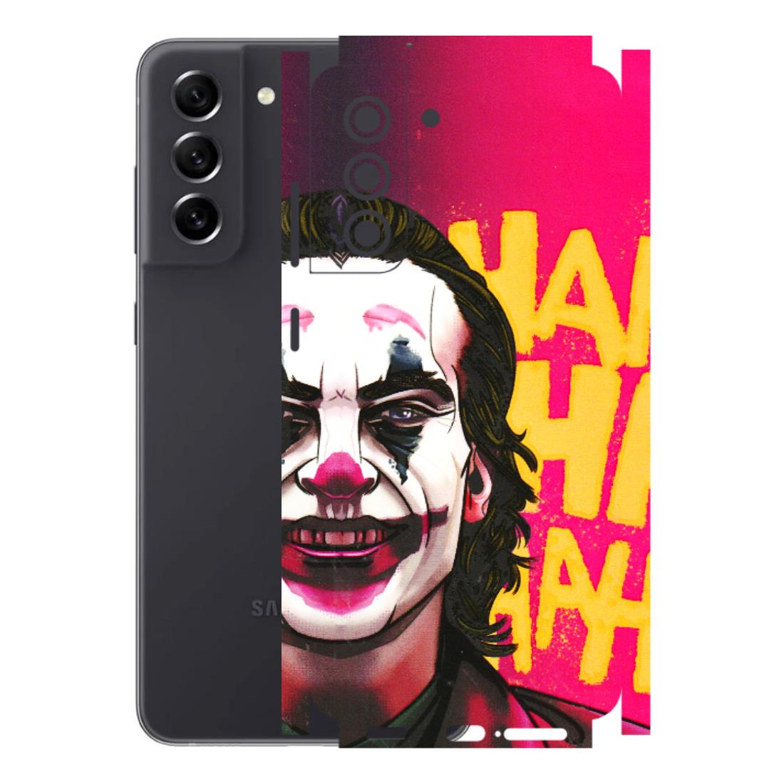 Samsung A/S Series Phone Skins (All Models) - Joker Evil Laugh - 3D Embossed Finish (L-97) Samsung Galaxy S21 FE 5G