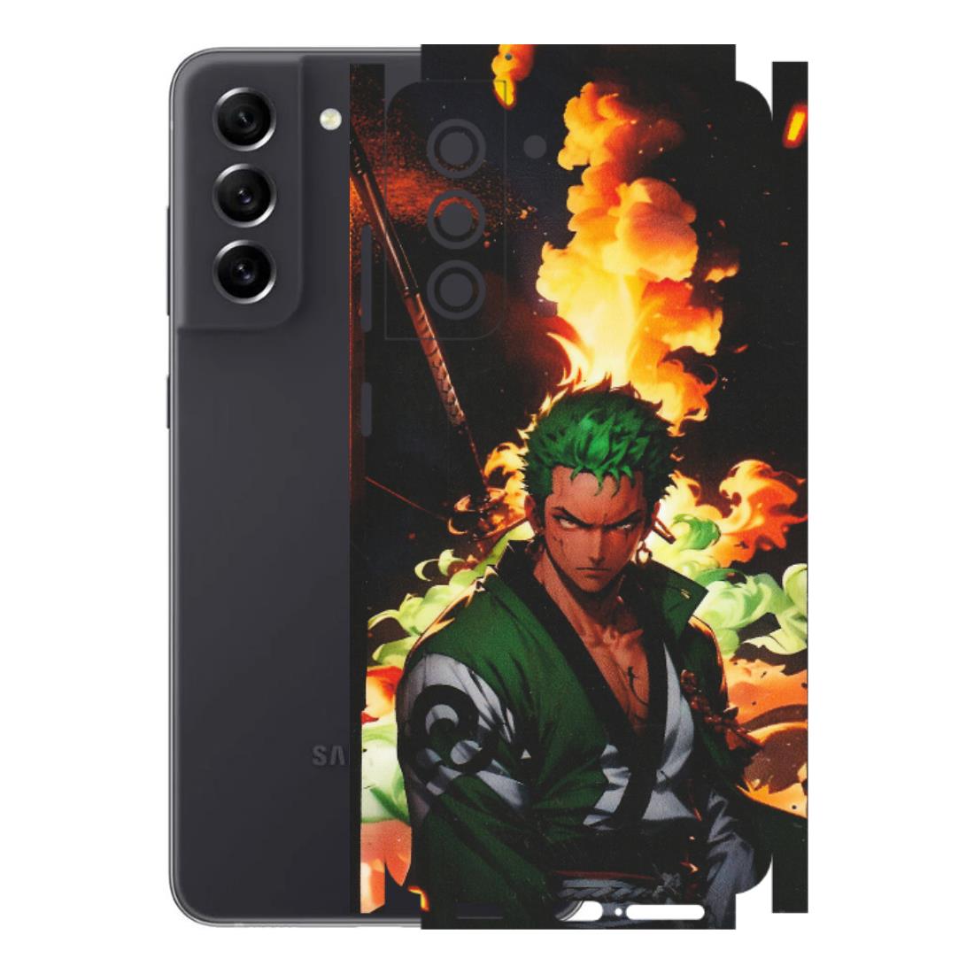 Samsung A/S Series Phone Skins (All Models) - Roronoa Zoro - Matte Finish (M-102) Samsung Galaxy S21 FE 5G