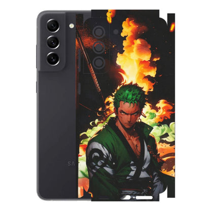 Samsung A/S Series Phone Skins (All Models) - Roronoa Zoro - Matte Finish (M-102) Samsung Galaxy S21 FE 5G