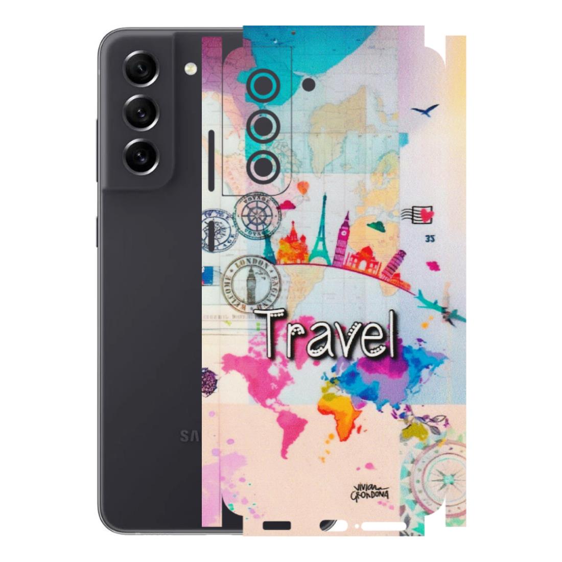 Samsung A/S Series Phone Skins (All Models) - Travel The Wonders - Matte Finish (M-108) Samsung Galaxy S21 FE 5G