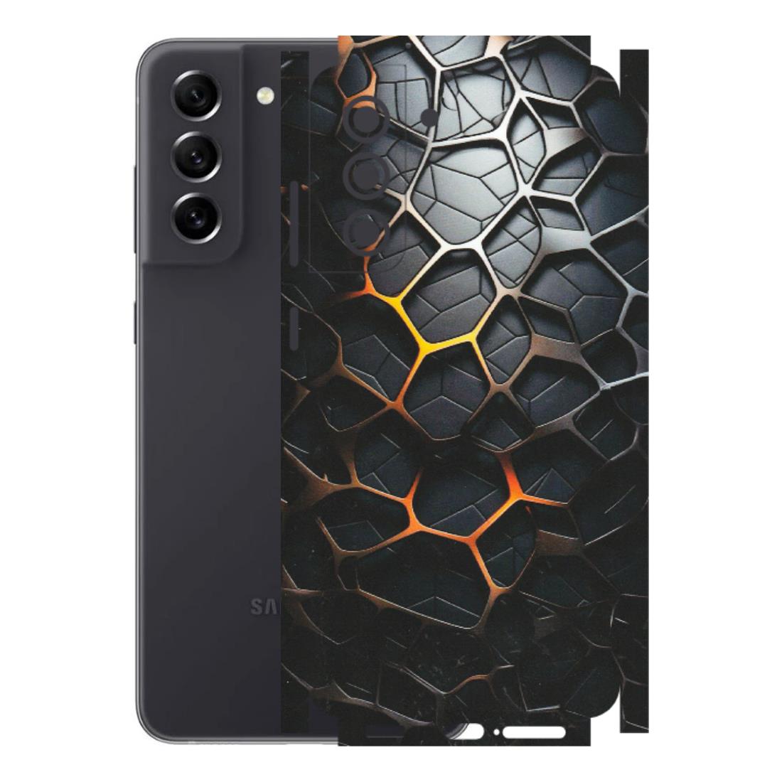 Samsung A/S Series Phone Skins (All Models) - New Abstract Graphite Tiles - Matte Finish (M-130) Samsung Galaxy S21 FE 5G