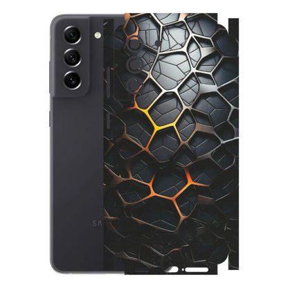 Samsung A/S Series Phone Skins (All Models) - New Abstract Graphite Tiles - Matte Finish (M-130) Samsung Galaxy S21 FE 5G