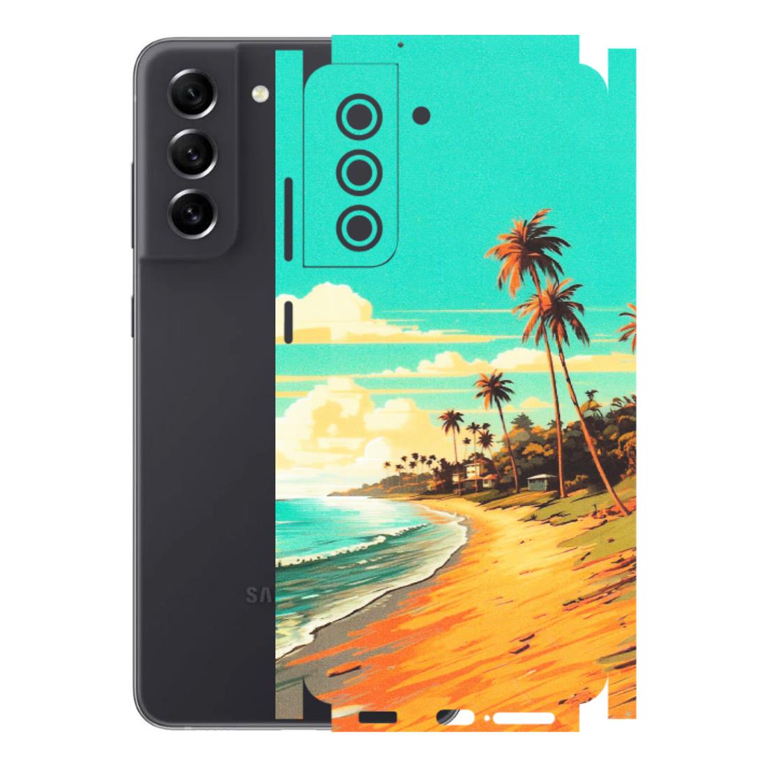 Samsung A/S Series Phone Skins (All Models) - Miami Beach - Matte Finish (M-136) Samsung Galaxy S21 FE 5G