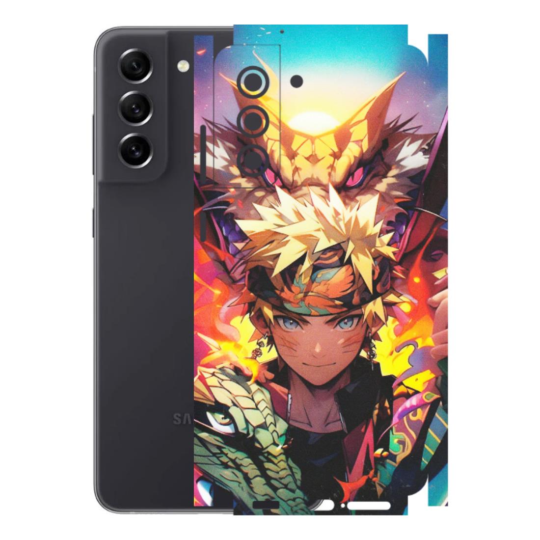 Samsung A/S Series Phone Skins (All Models) - Angry Naruto Anime - Matte Finish (M-148) Samsung Galaxy S21 FE 5G