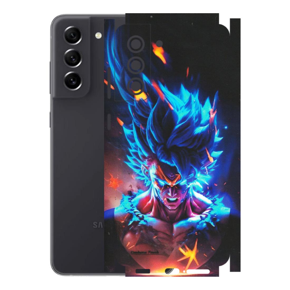 Samsung A/S Series Phone Skins (All Models) - Angry Goku Dragon Ball Anime - Matte Finish (M-150) Samsung Galaxy S21 FE 5G