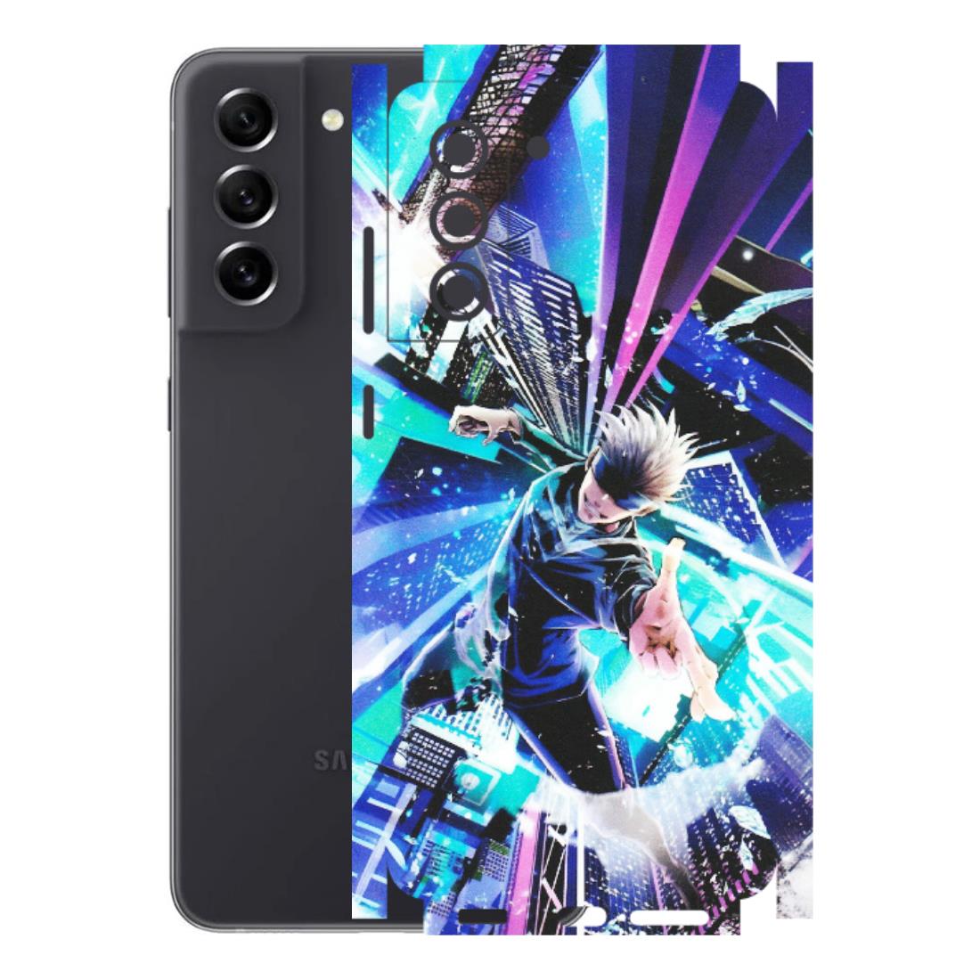 Samsung A/S Series Phone Skins (All Models) - Manga Action Jujustu Kaisen Anime - Matte Finish (M-155) Samsung Galaxy S21 FE 5G