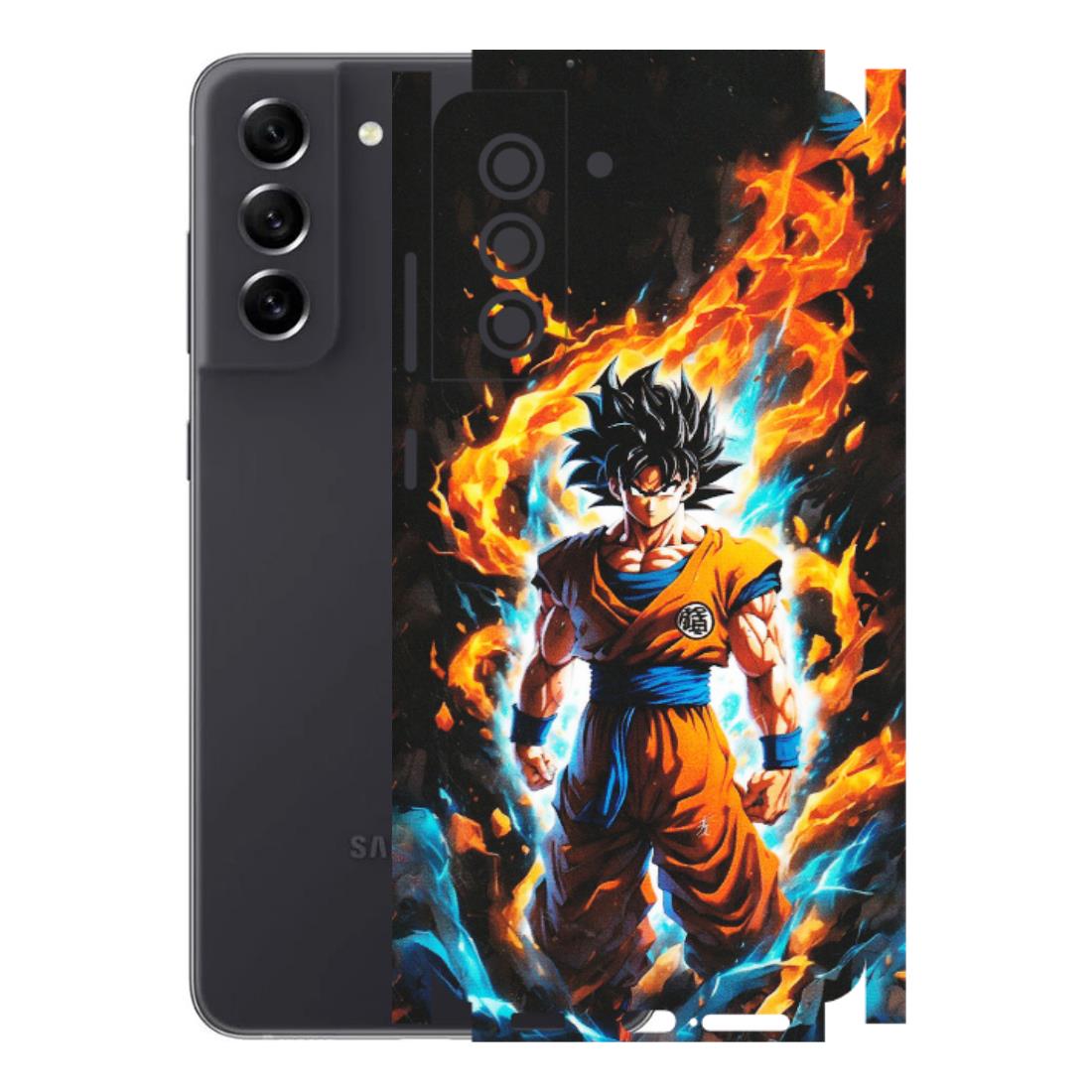 Samsung A/S Series Phone Skins (All Models) - Goku Transformation Anime - Matte Finish (M-159) Samsung Galaxy S21 FE 5G