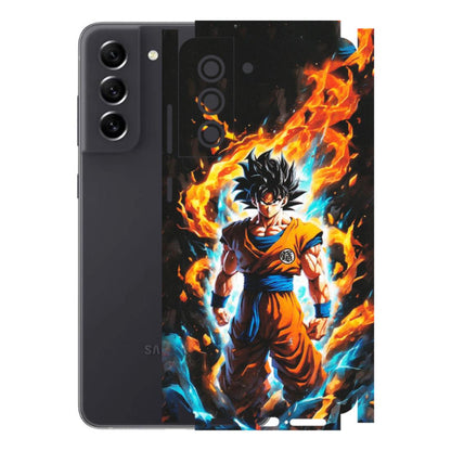 Samsung A/S Series Phone Skins (All Models) - Goku Transformation Anime - Matte Finish (M-159) Samsung Galaxy S21 FE 5G