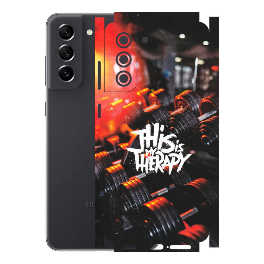 Samsung A/S Series Phone Skins (All Models) - GYM Lover Therapy - Matte Finish (M-160) Samsung Galaxy S21 FE 5G