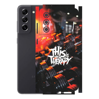 Samsung A/S Series Phone Skins (All Models) - GYM Lover Therapy - Matte Finish (M-160) Samsung Galaxy S21 FE 5G
