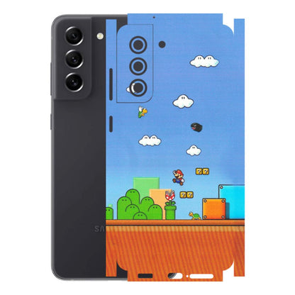 Samsung A/S Series Phone Skins (All Models) - Mario Game Scene - Matte Finish (M-24) Samsung Galaxy S21 FE 5G
