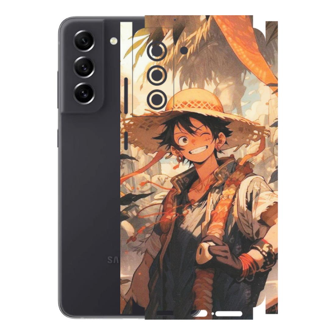 Samsung A/S Series Phone Skins (All Models) - Anime Character Smile - Matte Finish (M-33) Samsung Galaxy S21 FE 5G