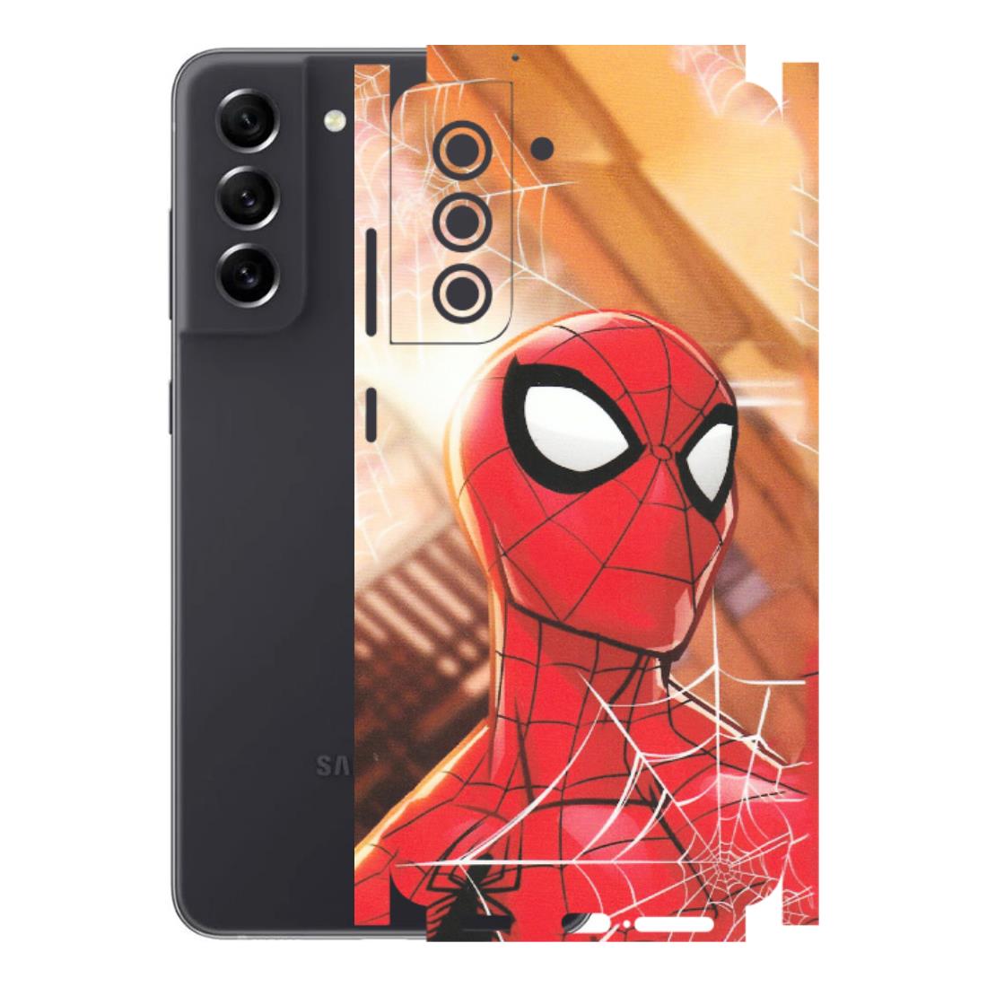 Samsung A/S Series Phone Skins (All Models) - Spiderman Face New - Matte Finish (M-41) Samsung Galaxy S21 FE 5G