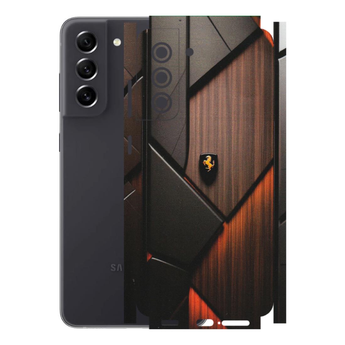 Samsung A/S Series Phone Skins (All Models) - Lambo Beauty Wood Pattern Sober - Matte Finish (M-51) Samsung Galaxy S21 FE 5G