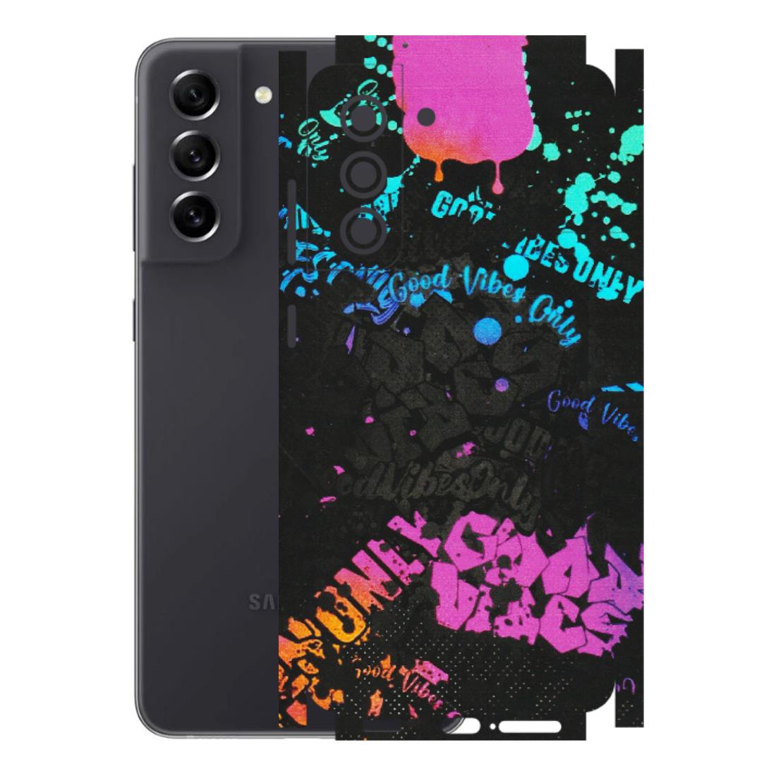 Samsung A/S Series Phone Skins (All Models) - Majestic Black Vibes - Matte Finish (M-62) Samsung Galaxy S21 FE 5G