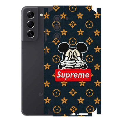 Samsung A/S Series Phone Skins (All Models) - Mickey Supreme - Matte Finish (M-83) Samsung Galaxy S21 FE 5G