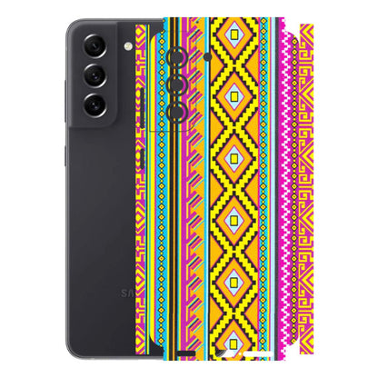 Samsung A/S Series Phone Skins (All Models) - Thai illustration - Matte Finish (M-89) Samsung Galaxy S21 FE 5G