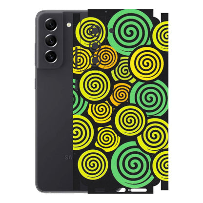 Samsung A/S Series Phone Skins (All Models) - Crazy Spiral - Matte Finish (M-91) Samsung Galaxy S21 FE 5G