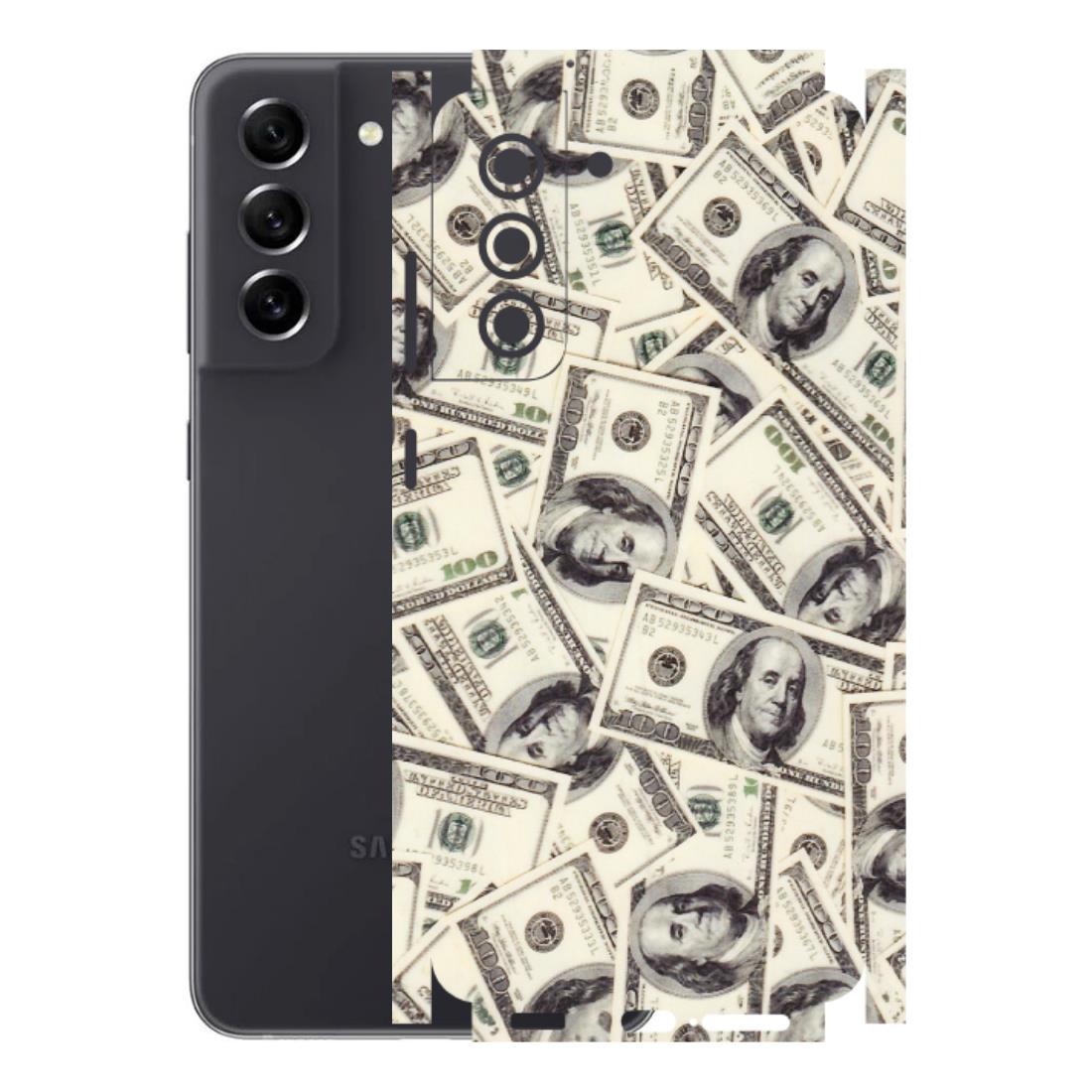 Samsung A/S Series Phone Skins (All Models) - Dollar Lover - Transparent Finish (T-17) Samsung Galaxy S21 FE 5G