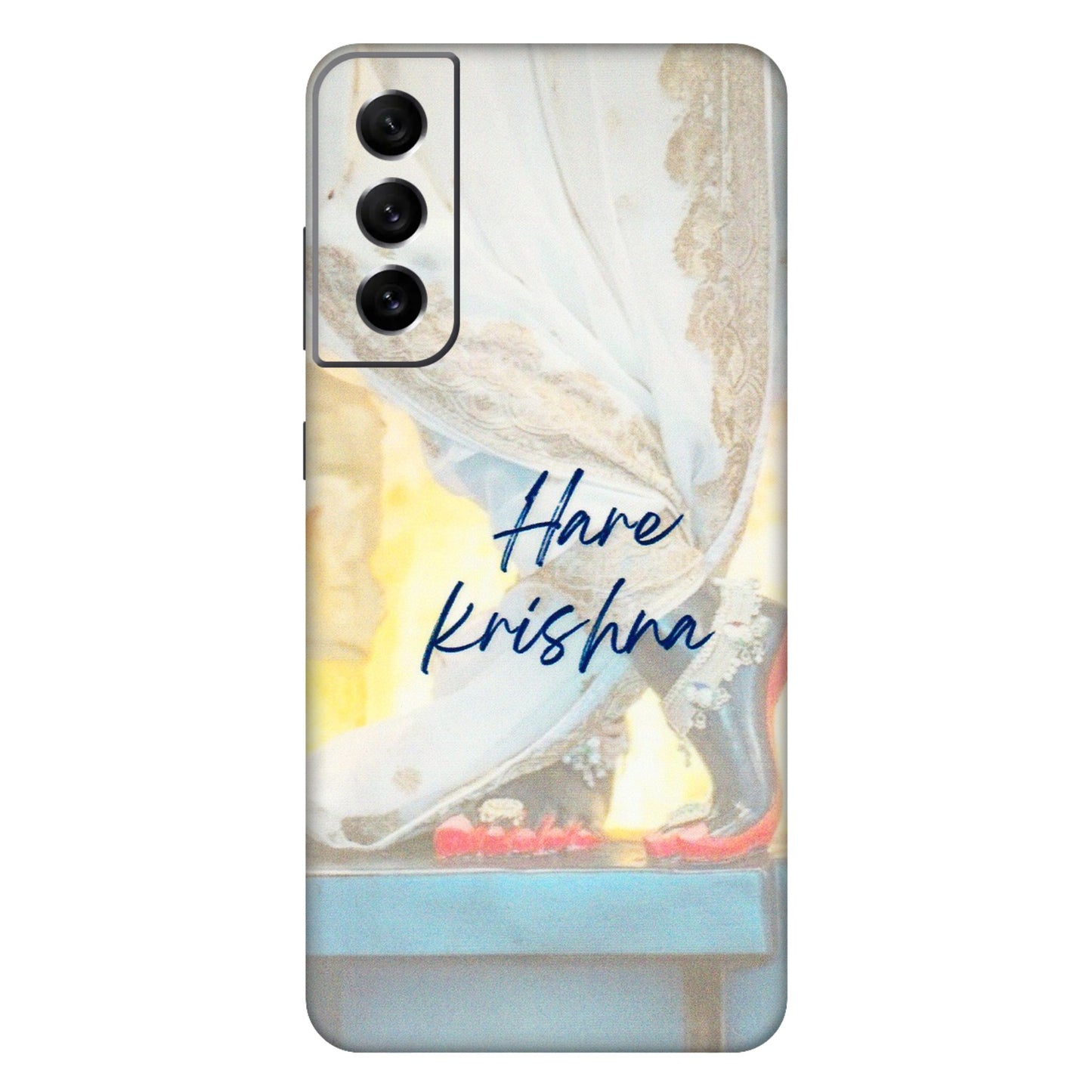 Samsung A/S Series Phone Skins (All Models) - Hare Krishna - 3D Embossed Finish (L-03) Samsung Galaxy S21 FE 5G