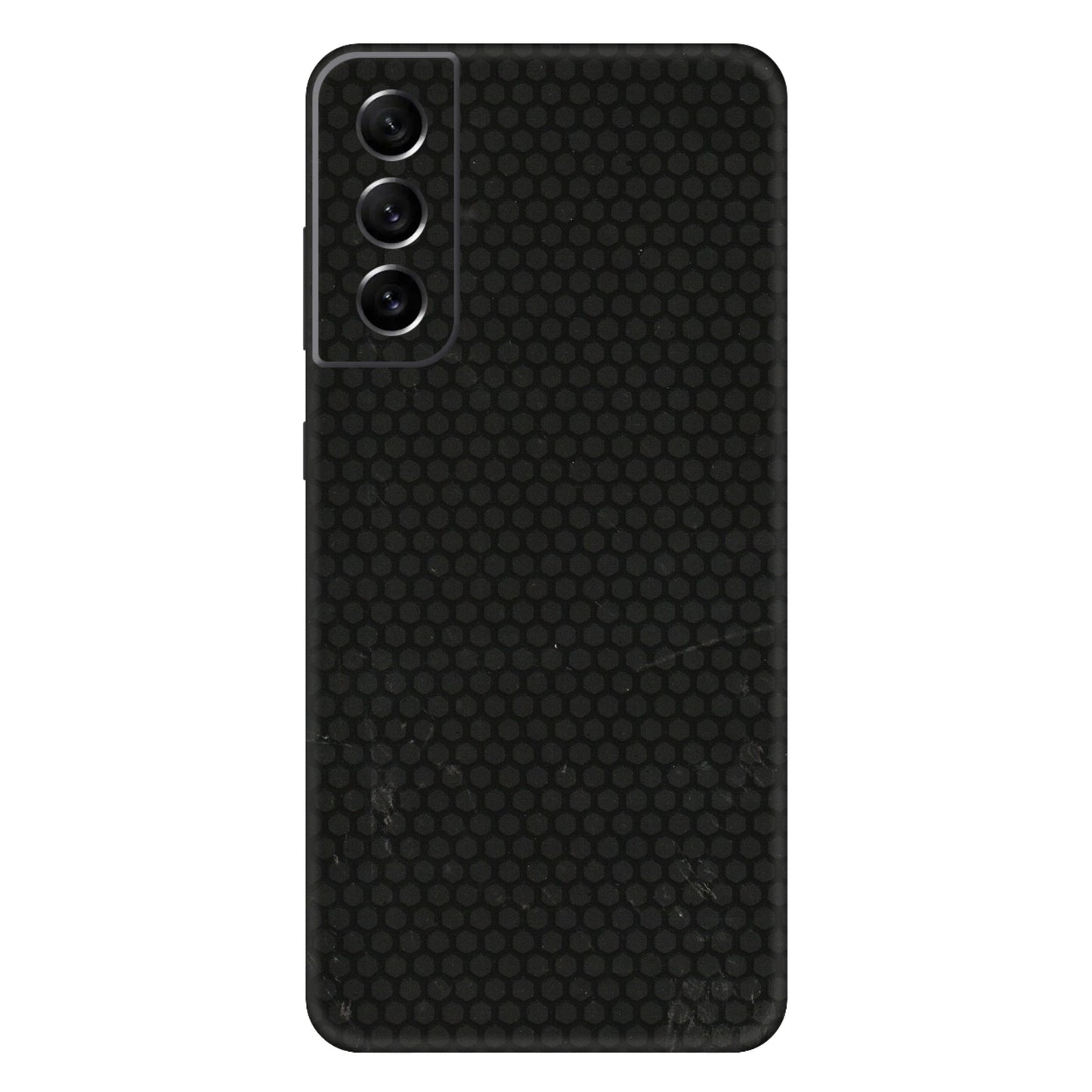 Samsung A/S Series Phone Skins (All Models) - Black honeycomb - 3D Embossed Finish (L-114) Samsung Galaxy S21 FE 5G