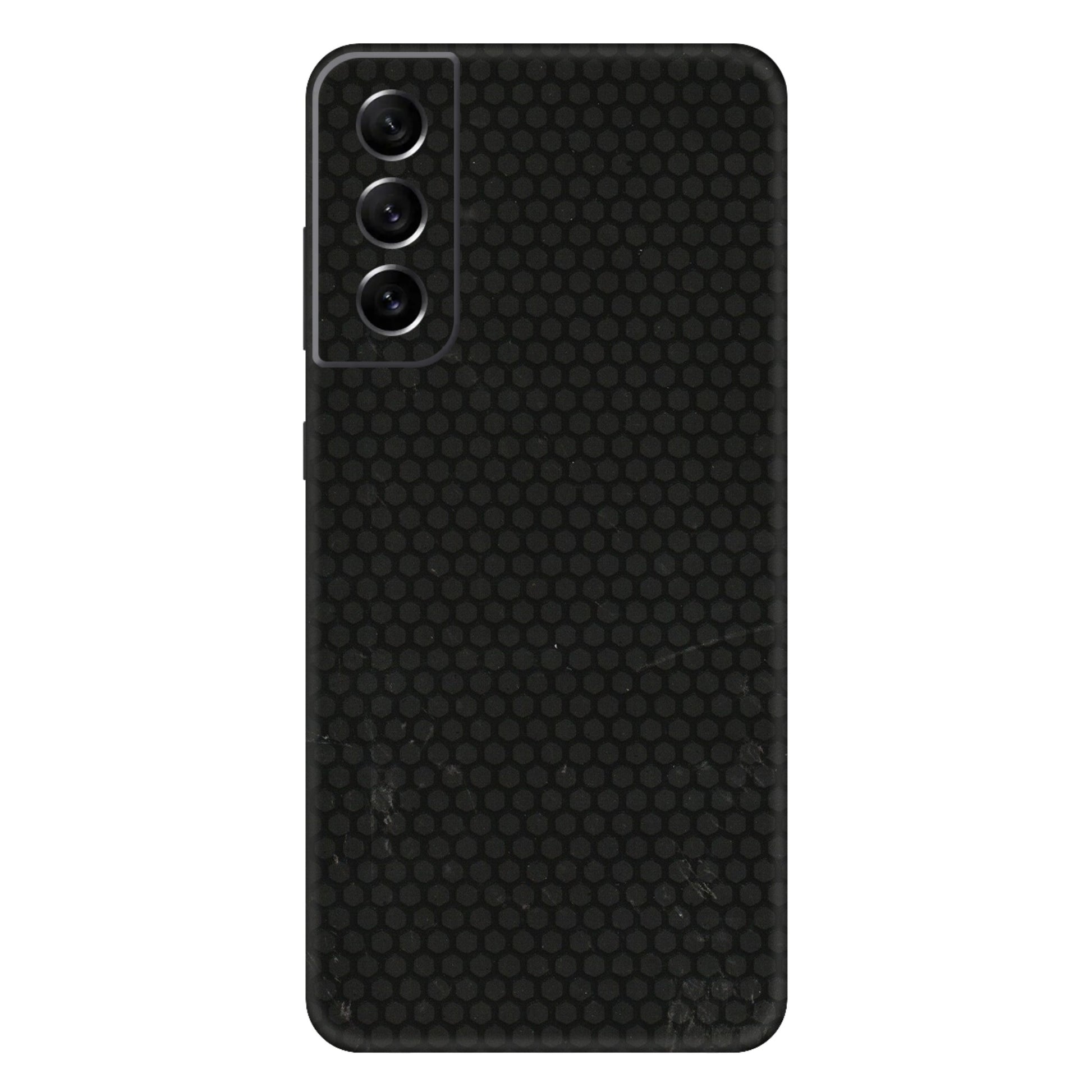 Samsung A/S Series Phone Skins (All Models) - Black honeycomb - 3D Embossed Finish (L-114) Samsung Galaxy S21 FE 5G