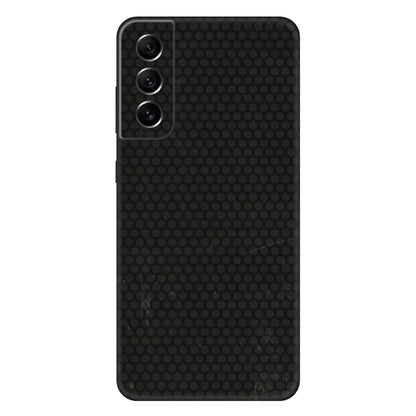 Samsung A/S Series Phone Skins (All Models) - Black honeycomb - 3D Embossed Finish (L-114) Samsung Galaxy S21 FE 5G