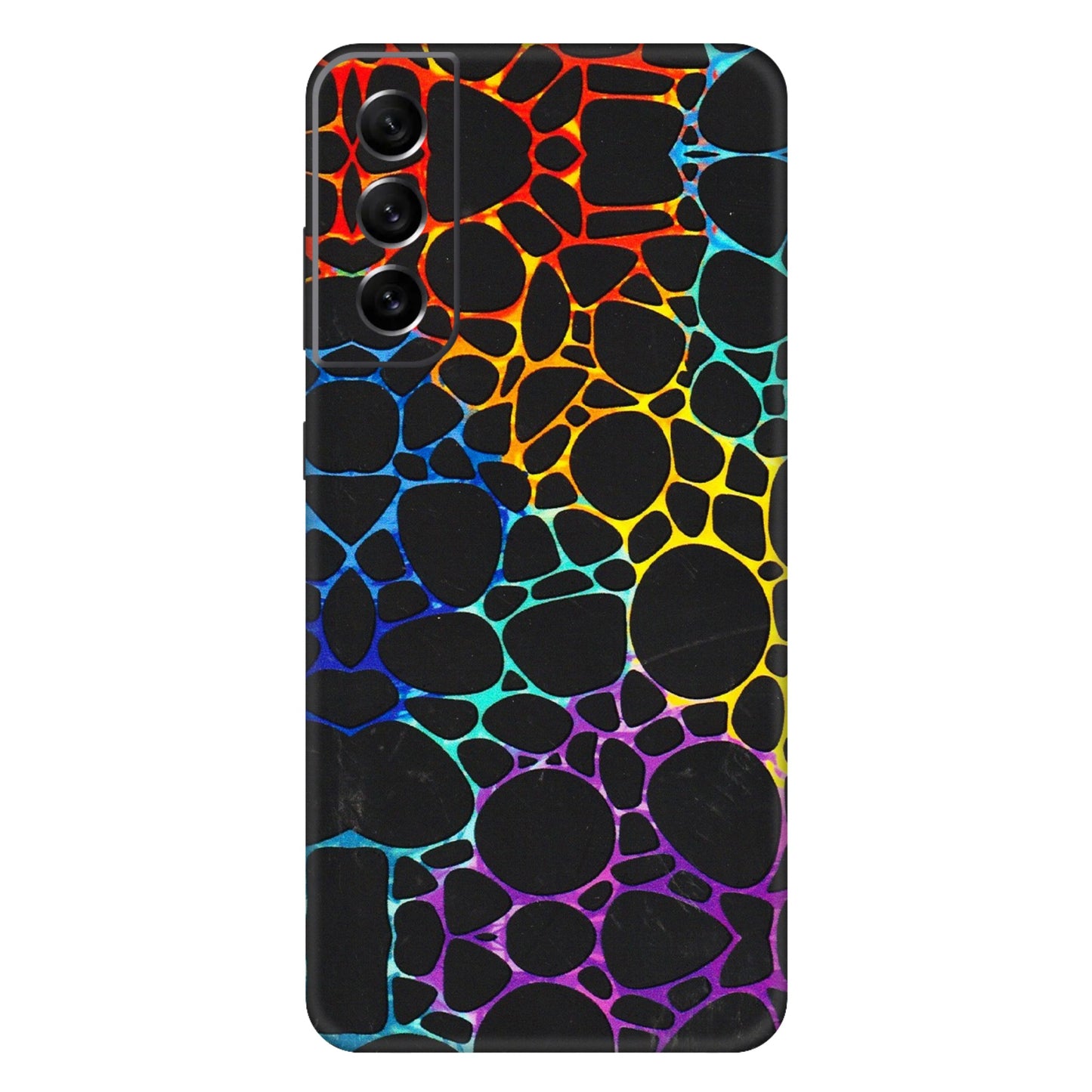 Samsung A/S Series Phone Skins (All Models) - Abstract Art MultiColour - 3D Embossed Finish (L-133) Samsung Galaxy S21 FE 5G