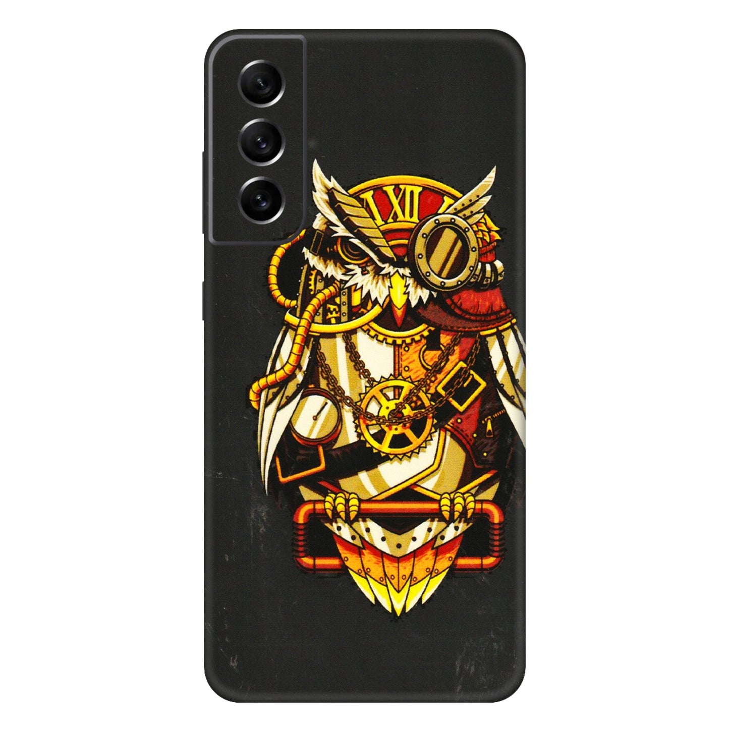Samsung A/S Series Phone Skins (All Models) - Classy Smart Owl - 3D Embossed Finish (L-144) Samsung Galaxy S21 FE 5G