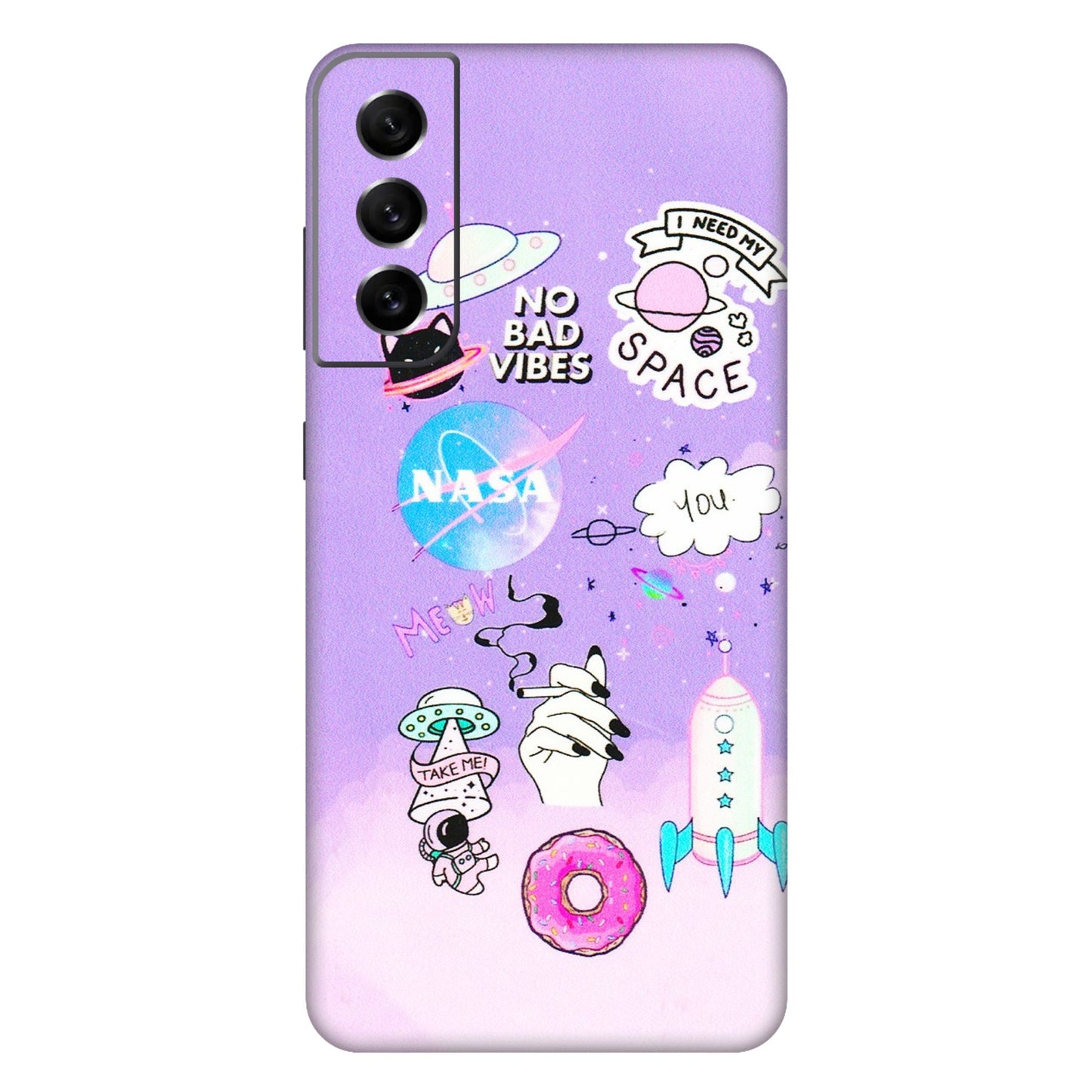 Samsung A/S Series Phone Skins (All Models) - I Need My Nasa Skin - 3D Embossed Finish (L-149) Samsung Galaxy S21 FE 5G