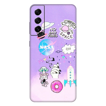 Samsung A/S Series Phone Skins (All Models) - I Need My Nasa Skin - 3D Embossed Finish (L-149) Samsung Galaxy S21 FE 5G