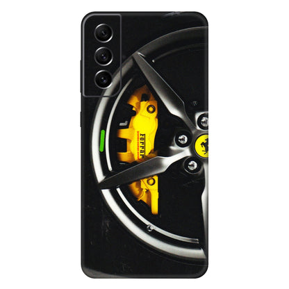 Samsung A/S Series Phone Skins (All Models) - Ferrari Wheel Alloy - 3D Embossed Finish (L-173) Samsung Galaxy S21 FE 5G