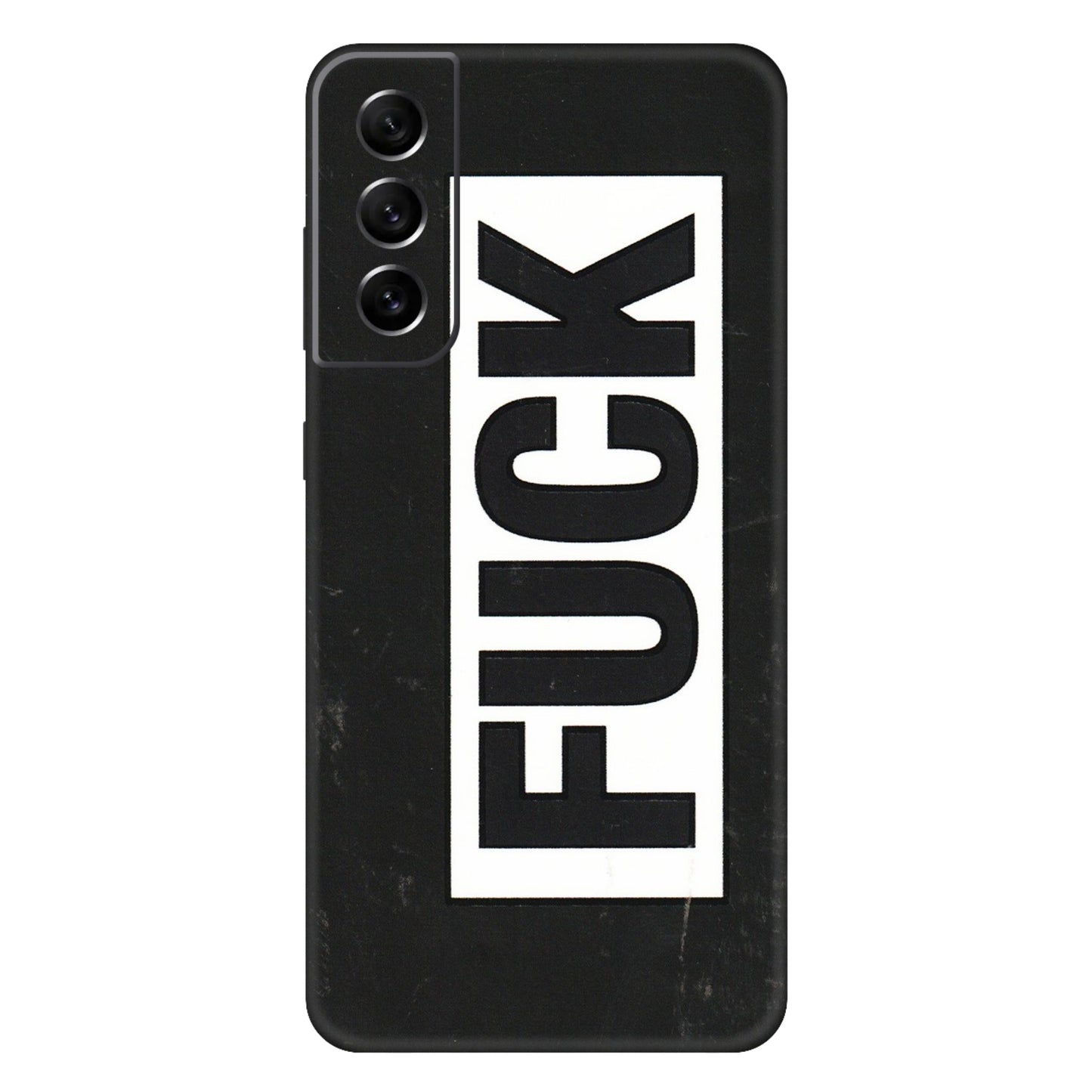 Samsung A/S Series Phone Skins (All Models) - The F Word - 3D Embossed Finish (L-255) Samsung Galaxy S21 FE 5G