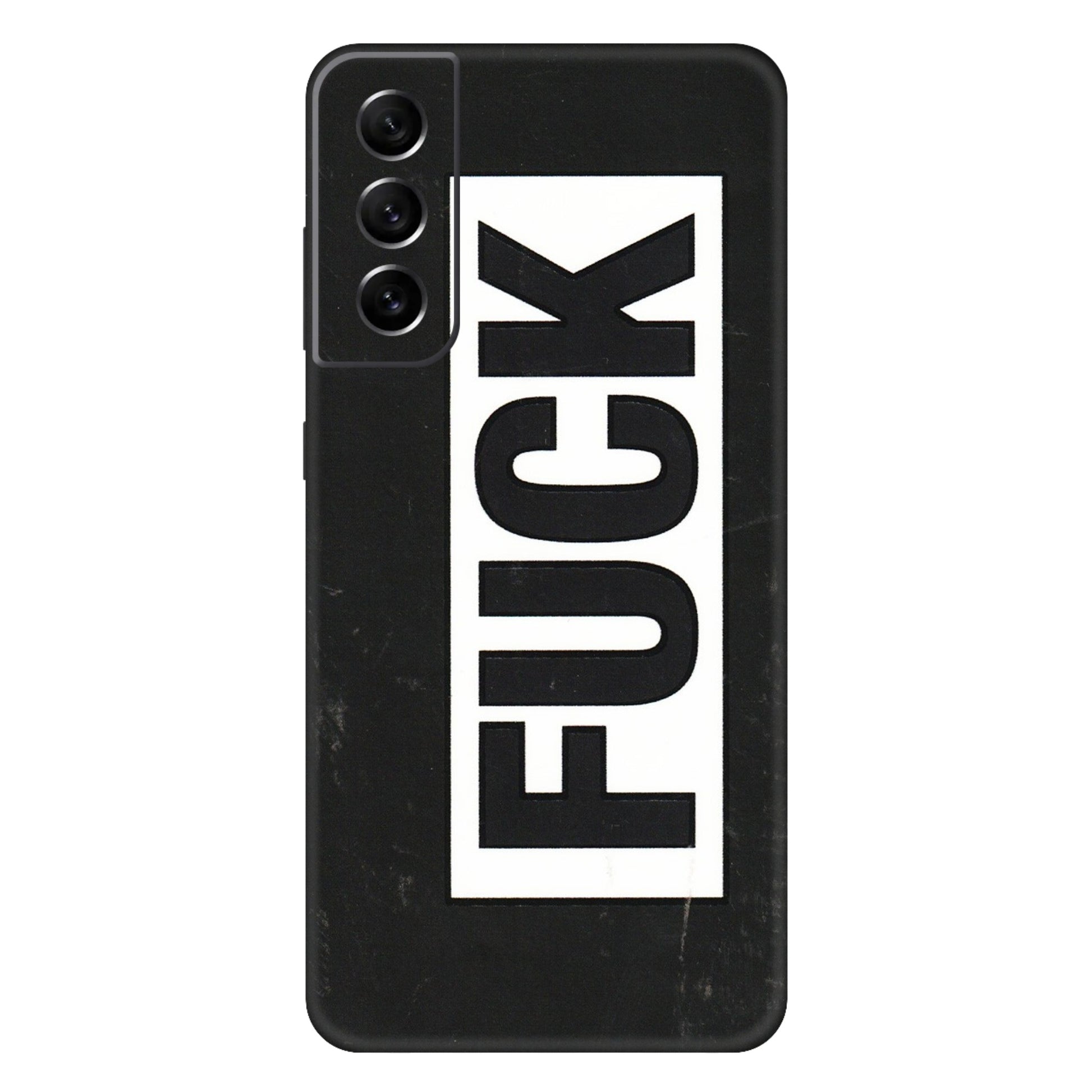 Samsung A/S Series Phone Skins (All Models) - The F Word - 3D Embossed Finish (L-255) Samsung Galaxy S21 FE 5G