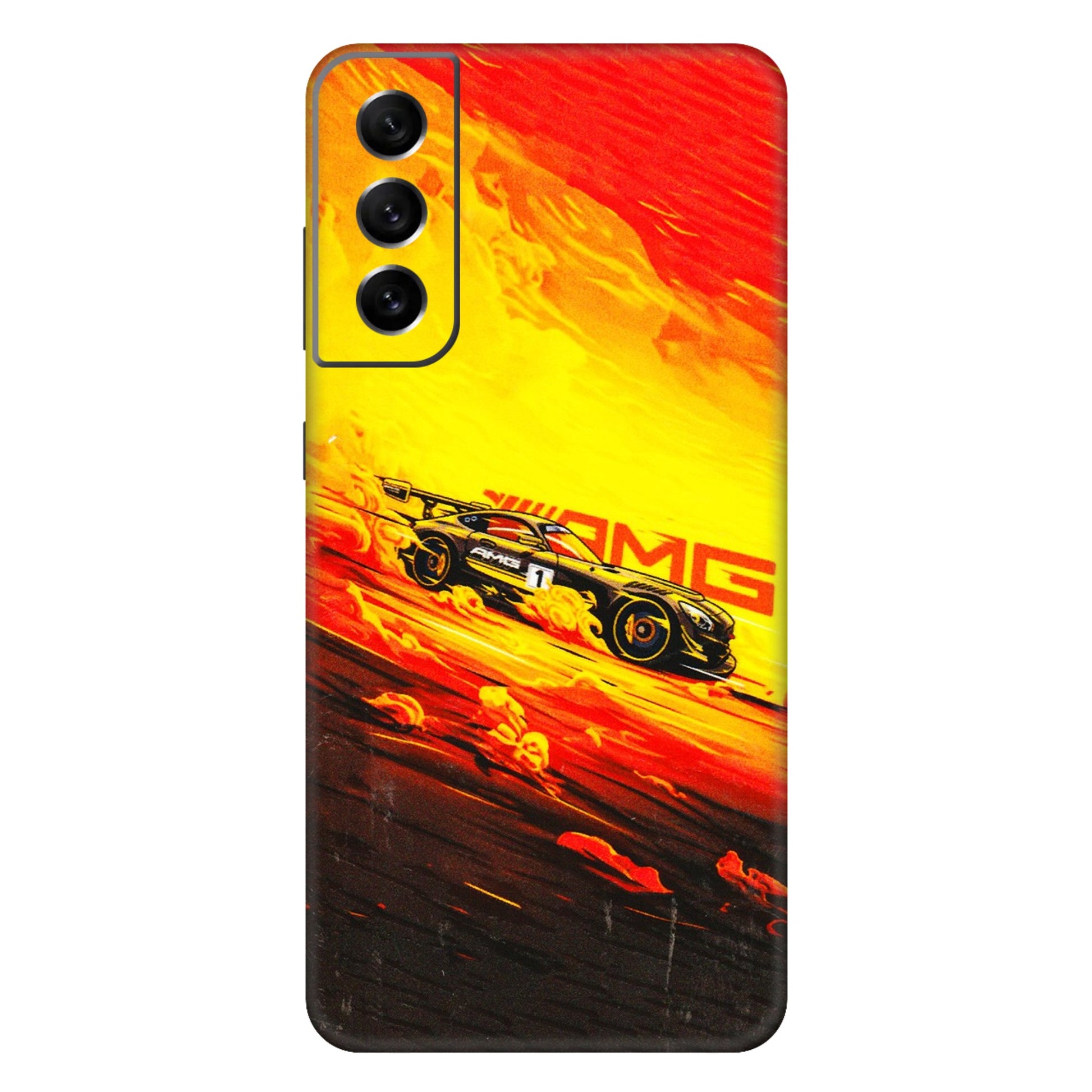 Samsung A/S Series Phone Skins (All Models) - AMG Car Speed Cover - 3D Embossed Finish (L-256) Samsung Galaxy S21 FE 5G