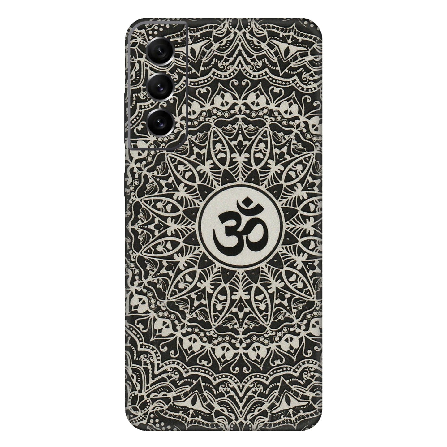 Samsung A/S Series Phone Skins (All Models) - Aum Elegant Mandala - 3D Embossed Finish (L-62) Samsung Galaxy S21 FE 5G