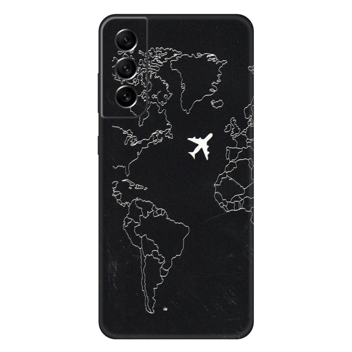 Samsung A/S Series Phone Skins (All Models) - Never Ending Travel - 3D Embossed Finish (L-79) Samsung Galaxy S21 FE 5G