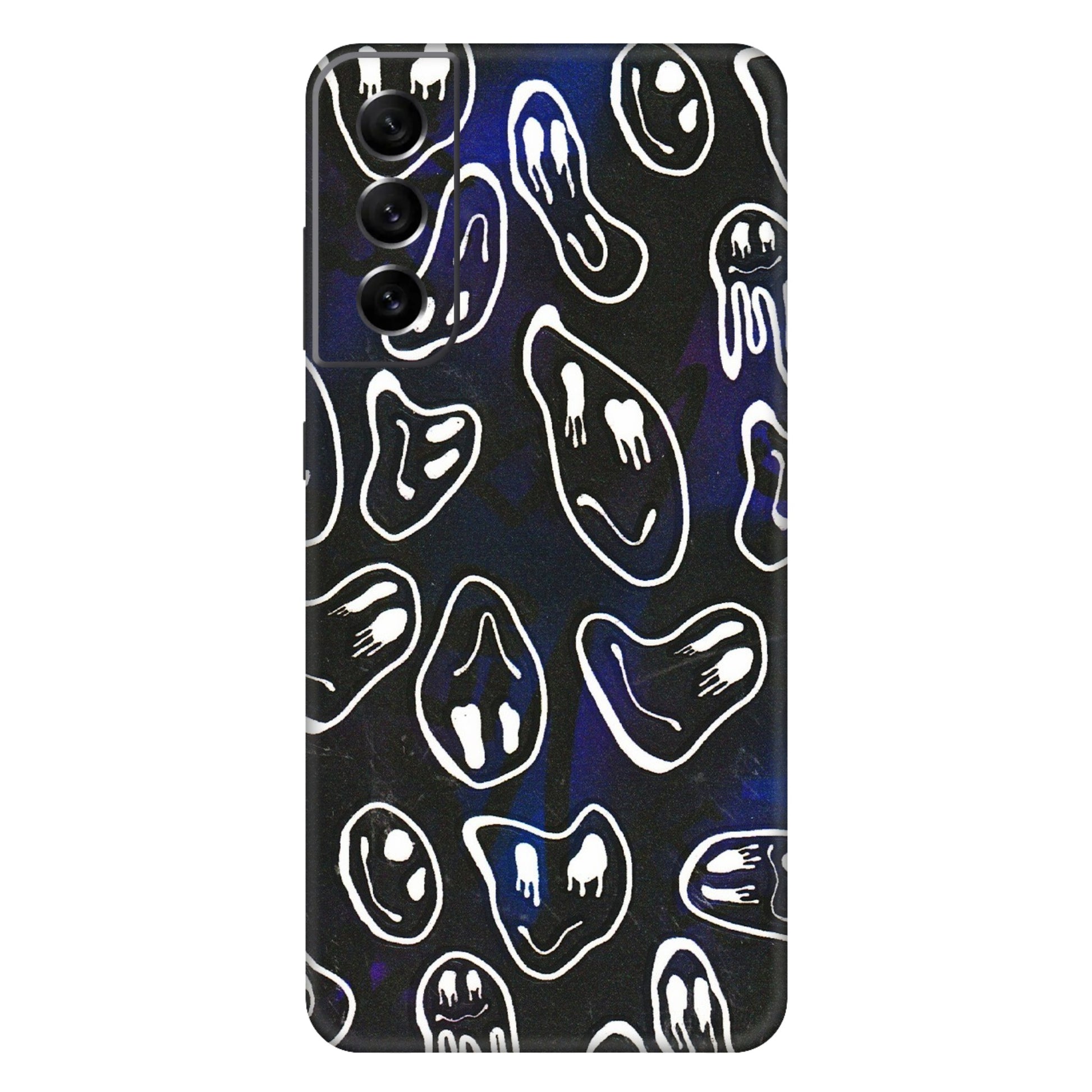 Samsung A/S Series Phone Skins (All Models) - Distorted Smileys - 3D Embossed Finish (L-92) Samsung Galaxy S21 FE 5G