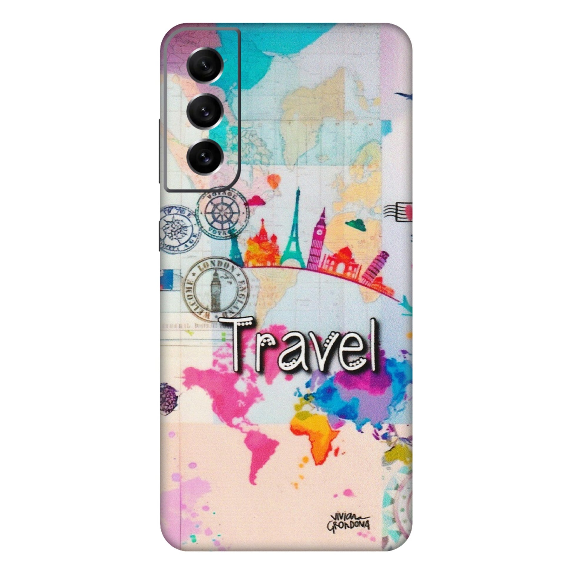 Samsung A/S Series Phone Skins (All Models) - Travel The Wonders - Matte Finish (M-108) Samsung Galaxy S21 FE 5G