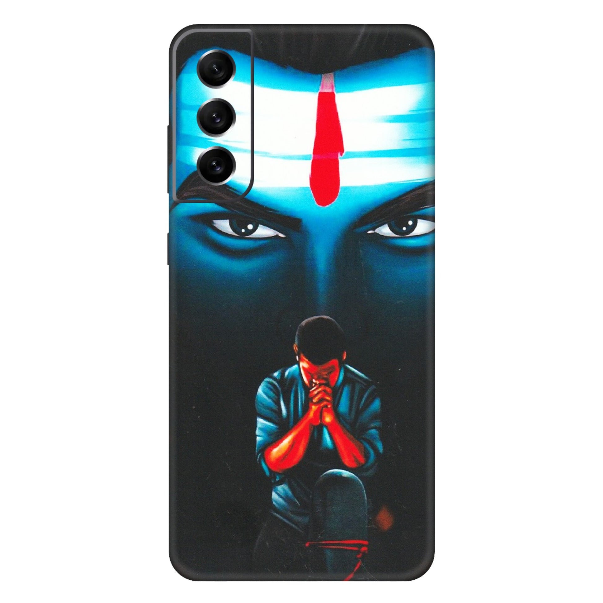 Samsung A/S Series Phone Skins (All Models) - Mahakal Bhakt - Matte Finish (M-112) Samsung Galaxy S21 FE 5G
