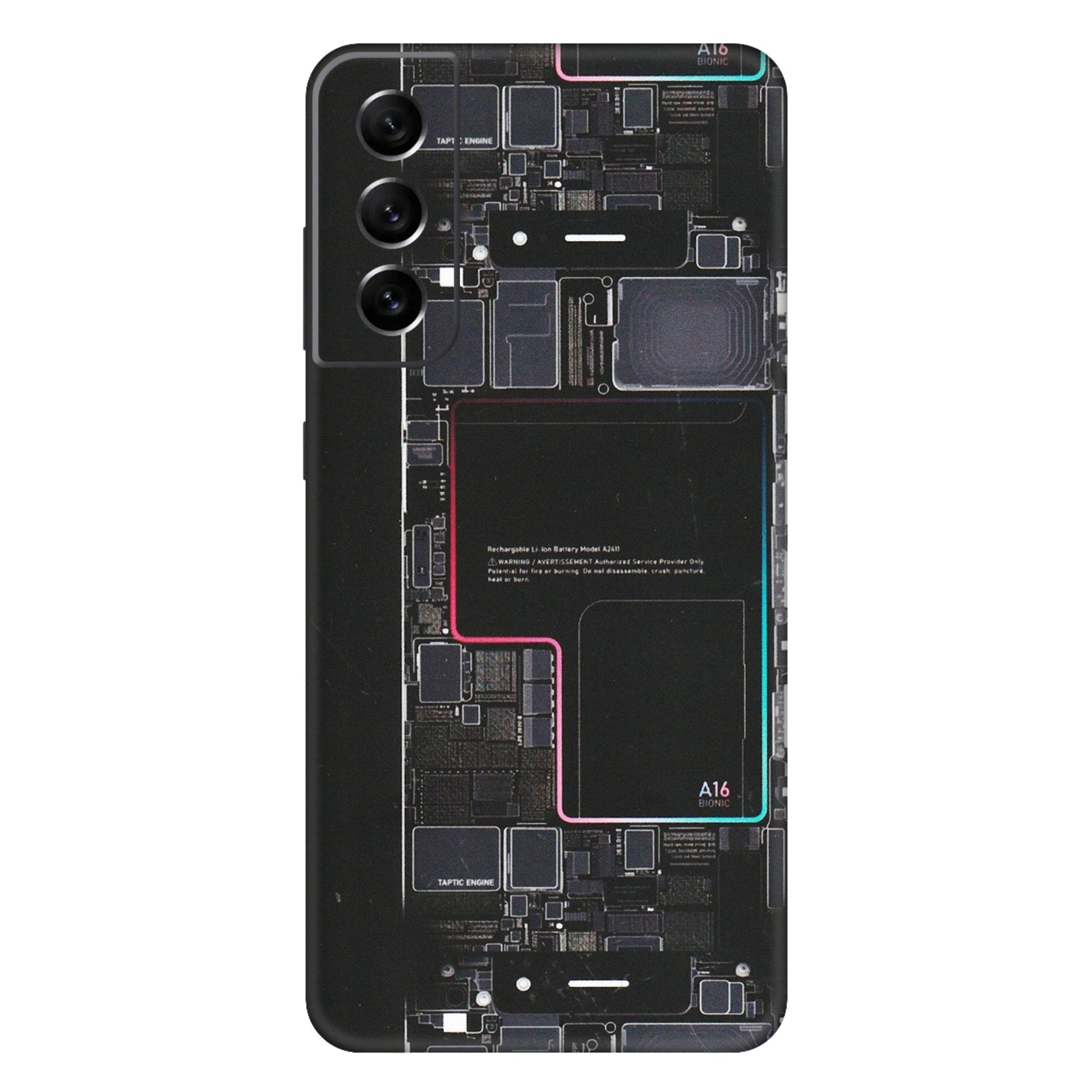 Samsung A/S Series Phone Skins (All Models) - Motherboard Circuit Layout - Matte Finish (M-117) Samsung Galaxy S21 FE 5G