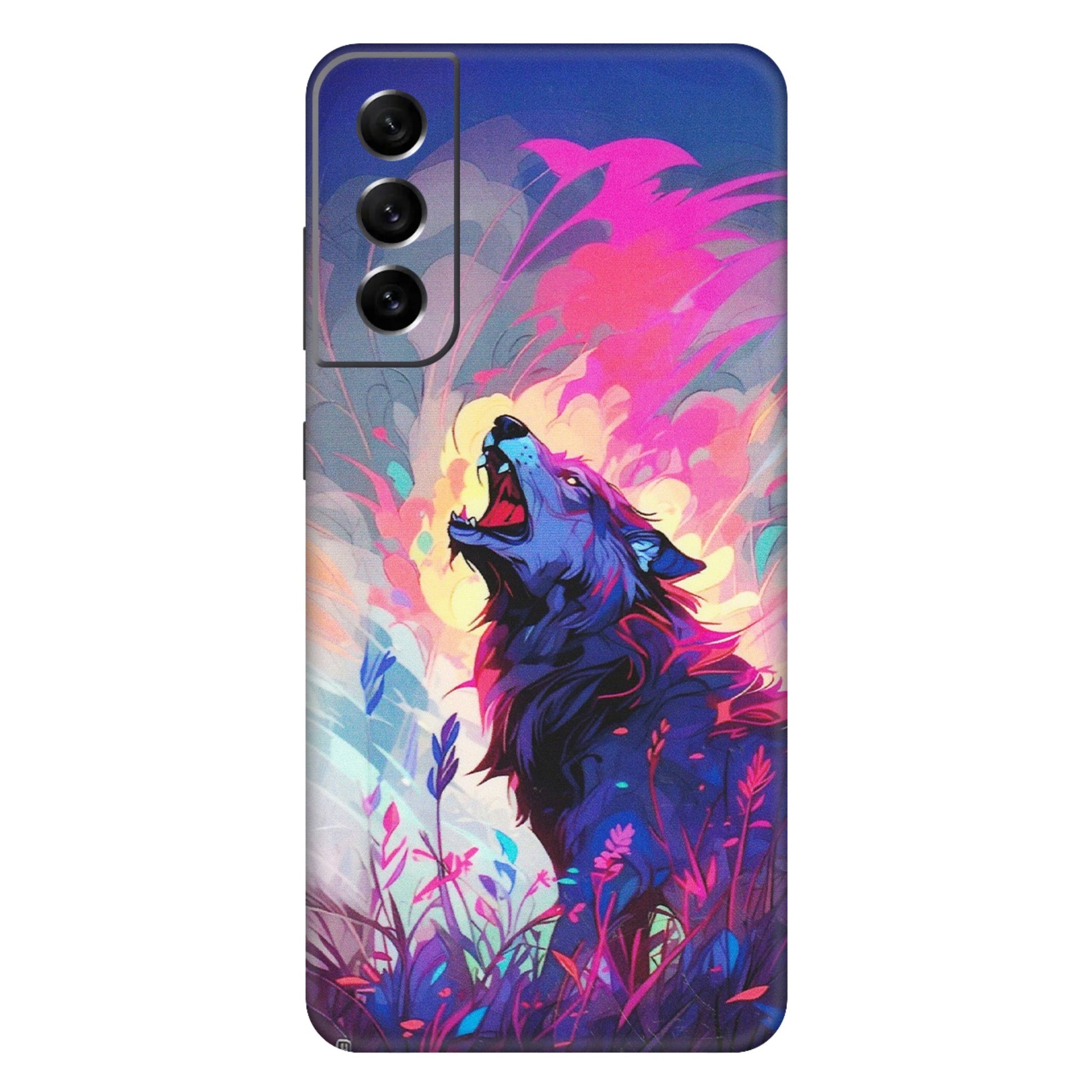 Samsung A/S Series Phone Skins (All Models) - New Wild Wolf Abstract - Matte Finish (M-125) Samsung Galaxy S21 FE 5G