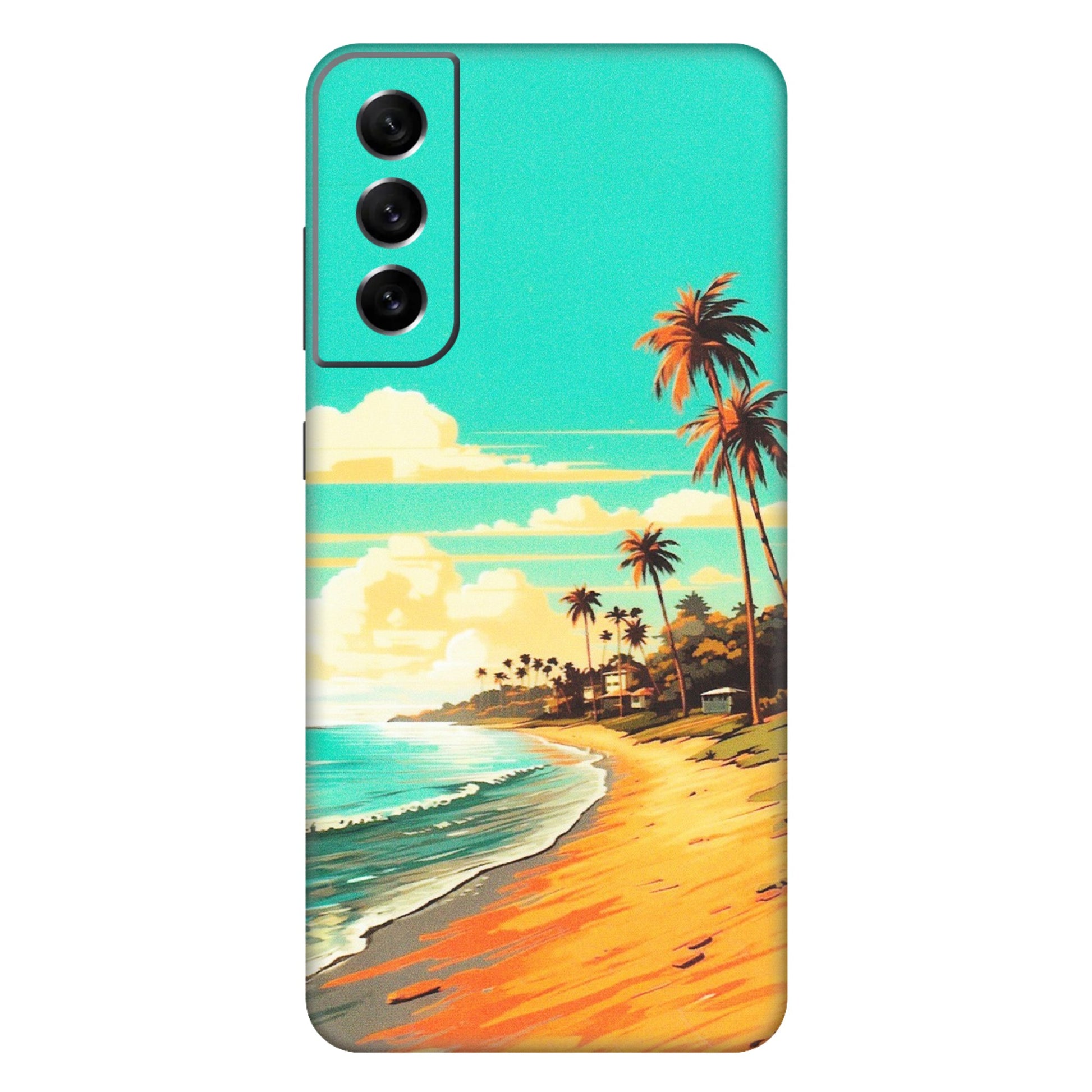 Samsung A/S Series Phone Skins (All Models) - Miami Beach - Matte Finish (M-136) Samsung Galaxy S21 FE 5G