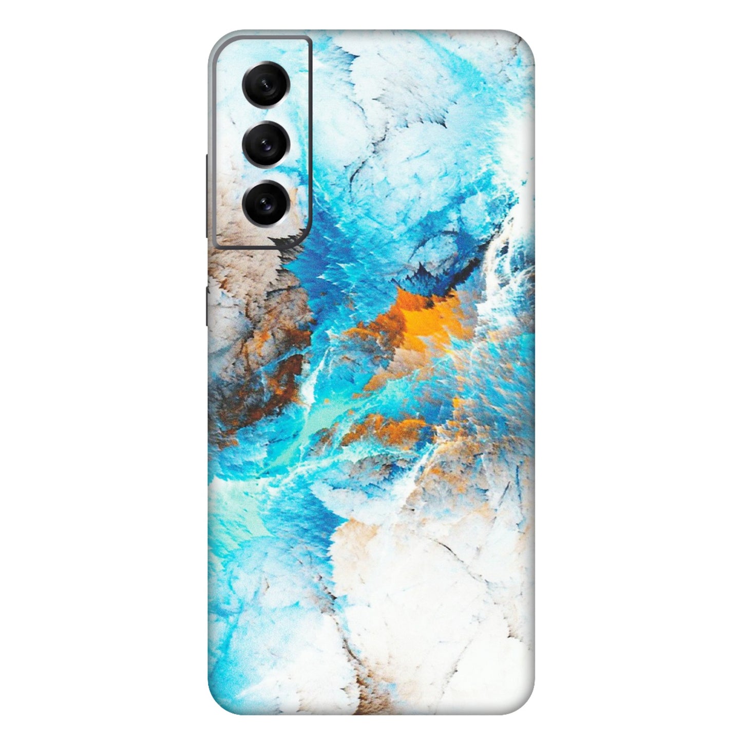 Samsung A/S Series Phone Skins (All Models) - Blue Waves Abstract - Matte Finish (M-19) Samsung Galaxy S21 FE 5G